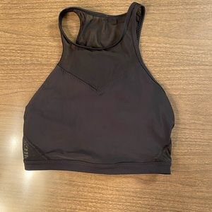 Lululemon Black High Neck Sport Bikini Top Sz 6